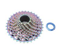 Pilipane Bicycle Cassette 12 Speed 34T Noiseless Hollow Design High Strength Steel Bike Flywheel for Bike Accessory Replacement (Color)