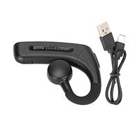 Pilipane Bluetooth Headset, Handsfree Bluetooth Headset, Wireless Bluetooth Headset,Bluetooth Bone Conduction Earbuds, Noise Cancelling Stereo Bluetooth 5.0 for Business, Office, Driving, Sporting