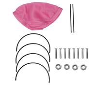 Pilipane Breathable Cat Hammock Bed Elevated Mesh Pet Bed Removable Washable Stable Construction for Indoor Cats Kitty Pets Comfortable Sleeping Spot Durable Metal Iron Frame Size 16.93 x (Pink)