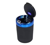 Pilipane,Car Ashtray,3W Luminous Car Ashtray with LED Light Lid Mini Car Trash Can, Portable Travel Auto Car Ashtray,Self Extinguishing Ash Tray,Auto Cigarette for Vehicle Truck Car, Home, Office
