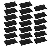 Pilipane Chain Protector Mountain Bike Frame Protective Casing Durable Neoprene Chainstay Guard Scratch Proof Design Easy Install for Cycling Enthusiasts 20Pcs Black 22x11cm