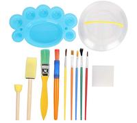 Pilipane Childrens Painting Set DIY Graffiti Fine Art Paintbrush Palette Bucket Drawing Toys Complete Kit Safe Material for Kids Art Craft Activities