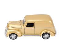 Pilipane Classic Alloy Car Model Toy for Children Highly Simulation Vintage Car Model Collectible Gift (Gold)