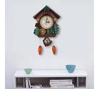 Pilipane Cuckoo Clock for Wall Art,Cuckoo Clock Tree House Wall Clock,Tree House Wall Clock Art Vintage Decoration,Wall Colok for Bedroom Living Room School Office Decoration