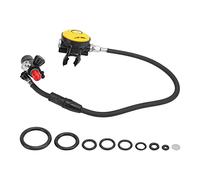 Pilipane DIDEEP Scuba Diving Equipment Set Professional 360 Rotating Valve First Stage Relief Valve Second Stage X4000 Pro Breather Underwater Regulator for Divers Aviation Aluminum Alloy
