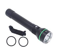 Pilipane Diving Light Modes Adjustable Good Sealing IPX8 Shockproof LED Dive Flashlight 3000LM White