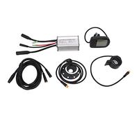 Pilipane Electric Bicycle Modification Kit 15A Metal Case Controller LCD5 Display Meter 1 to 2 Cable Bike DIY Modified Set for Electric Bikes Scooters Folding Cars