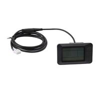 Pilipane Electric Bike LCD Display Meter Bicycle Speedometer Multifunction Cycling Time Speed Mileage Power Assisted Gear Fault Code Prompt for KT Controller 24V 36V 48V 5pin Connector
