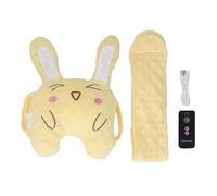 Pilipane Electric Soothe Animal Doll Relaxing Rabbit Shape Safe Infant Calming Sleeper for Restful Night Soft Plush Toy with Automatic Patting Function for Newborns and Toddlers