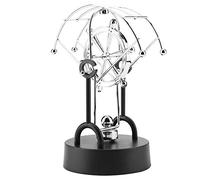 Pilipane Electronic Shake Wiggle Device Perpetual Motion Swinging Kinetic Art Craft Desk Decoration Fun Modern Desk Toy Gift for Friends Family Office Iron Plastic 11x20cm 4AA Batteries (B101)