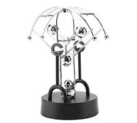 Pilipane Electronic Shake Wiggle Device Perpetual Motion Swinging Kinetic Art Craft Desk Decoration Fun Modern Desk Toy Gift for Friends Family Office Iron Plastic 11x20cm 4AA Batteries (B102)