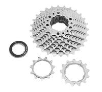 Pilipane FMFXTR 9 Speed Bike Cassette Corrosion Resistant Bicycle Flywheel Sprocket High Strength Steel Nickel Plated for Road Mountain Bikes 11 13 15 17 19 21 23 25 28T Gear Teeth