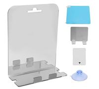 Pilipane Fogless Shower Mirror Wall Hanging Frameless Bathroom Mirror with Stainless Steel Hook for Easy Grooming Travel Friendly Acrylic Material