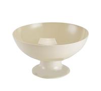 Pilipane Fruit Bowl Decorative Fruit Holder Bowl Elegant Look Multifunctional Drainage Holes for Living Room Dining Table Kitchen Countertop Plastic 12.7oz (White)
