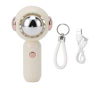 Pilipane Handheld Fan Mini USB Portable Fan Astronaut Shaped Low Noise Power Saving Lightweight Travel Fan for Outdoors Home Office ABS Material 118g (White)