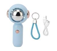 Pilipane Handheld Fan Mini USB Portable Fan Astronaut Shaped Low Noise Power Saving Lightweight Travel Fan for Outdoors Home Office ABS Material 118g (Blue)