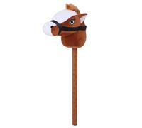 Pilipane Horse Stick Toy Plush Soft Comfortable Horse Head Toy with Sound Function for Kids Toddlers Gift 70cm Real Plush Material Adorable Design Interactive Fun Beautiful Gift Idea (Brown)