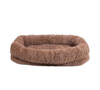 Pilipane Human Dog Bed Large Giant Human Sized Cozy Plush Round Shaped Pet Bed Winter Warmth Comfort Removable Cover Machine Washable for Living Room Bedroom Office Cloth (165x100x25cm)