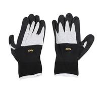Pilipane Insulated Electrician Gloves Rubber Anti Slip 400V Voltage Heavy Duty Professional Safety Gloves for Electrical Work Installation Maintenance