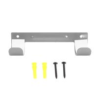 Pilipane Ironing Board Holder Wall Mount Heavy Duty Universal Ironing Board Hanger Wall Mounted Storage Rack with Non Slip Rubber Pads for Laundry Room Home Organization Durable Steel (Silver Grey)