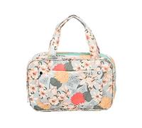 Pilipane Knitting Needle Storage Bag Crochet Organizer Large Capacity Zipper Pockets Handbag for Traveling Knitting at Home Parks Airports Trains Ships Made of 600D Oxford Cloth One Size