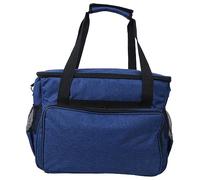 Pilipane Knitting Storage Bag Knitting Needles Organizer Yarn Wool Crochet Hook Storage Bag for Knitting Lovers Beginners Sewing Tools 600D Oxford Cloth Purple Blue Lightweight Compact (Blue)