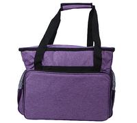 Pilipane Knitting Storage Bag Knitting Needles Organizer Yarn Wool Crochet Hook Storage Bag for Knitting Lovers Beginners Sewing Tools 600D Oxford Cloth Purple Blue Lightweight Compact (Purple)