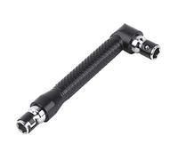 Pilipane L Shape Hex Socket Wrench Double Head 1/4 Inch Heavy Duty Sturdy Screwdriver Bit Hand Tool for Home Garage Workshop Metal Wood Workers Builders Black 4.13 Inch