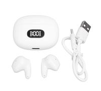 Pilipane Language Translator Earbuds Stereo Sound Instant Translation Device Real Time Multilingual Communication for Travel Study Business Plastic Built in Battery 350mAh (White)