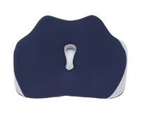 Pilipane Memory Foam Seat Cushion Ergonomic Comfortable Non Slip Pressure Relief Chair Pad for Office Car Wheelchair Gaming Chairs 17.72 x 14.17 x 5.12 Inches (Dark Blue)