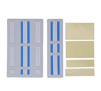 Pilipane Portable Electronic Organizer Foldable Adhesive Tech Storage for Laptop Notebook Cable Wireless Mouse Desktop Organizer Plywood PU Leather 26x16cm 26x7cm (Grey)