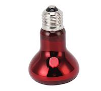 Pilipane Reptile Heat Lamp Bulb E27 UVA Amphibian Basking Day and Night Heating Light Bulb for Bearded Dragon Lizard Red (75W)