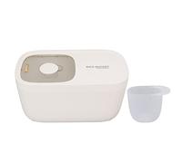 Pilipane Rice Bucket with Lid Multifunctional Dispenser Storage Container for Kitchen Household Food Grade PP Material Airtight Light Luxury Design Includes Rice Bowl (White)