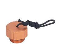 Pilipane Scuba Diving Regulator Dust Cap Threaded Aluminum Alloy First Stage DIN Scuba Tank Valve Dust Protector Cap for Underwater Scuba Diving DIN Regulator (Orange)