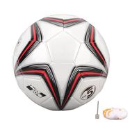Pilipane Size 5 Soccer Ball Explosion Proof Kick Resistant Training Match Sports Ball with Gas Needle Net Bag for Youth Adults Official Games