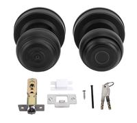 Pilipane Smart Fingerprint Door Knob Lock Low Power Consumption Multiple Unlocking Methods Weatherproof Stainless Steel for Office Home