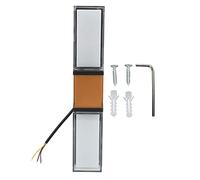 Pilipane Smart Wall Lights RGBW Color Changing App Control LED Rectangle Wall Lamps for Outdoor Garden Exterior Aluminum 9W 328x60x60mm