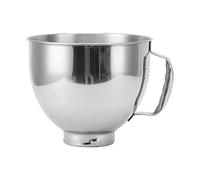 Pilipane Stainless Steel Mixer Bowl for Artisan 4 5Q and 5QT Series with Handle Easy to Clean and Use Suitable for Baking Enthusiasts Dishwasher Safe