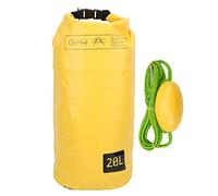 Pilipane Tow Rope Sand Sack PVC Sand Kit Waterproof Dry Bag Dock Line for Kayak Small Boats Including Rope Buoy and Waterproof Dry Bag Heavy Duty PVC Material High Visibility Yellow Bag (20L)