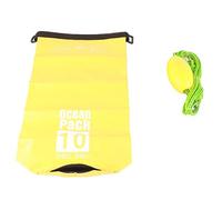 Pilipane Tow Rope Sand Sack PVC Sand Kit Waterproof Dry Bag Dock Line for Kayak Small Boats Including Rope Buoy and Waterproof Dry Bag Heavy Duty PVC Material High Visibility Yellow Bag (10L)