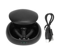 Pilipane Translator Earbuds Noise Reduction AI Technology Instant Simultaneous Translation Device for Travel Meetings Learning Plastic 6.8 x 5cm 2 Earbuds (Black)