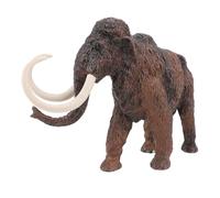 Pilipane Woolly Mammoth Figurine Simulated Large Elephant Statue Ancient Animal Model Toy for Kids