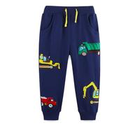 Pilipulu Boys Cotton Sweatpants Dinosaur Sports Trousers Jogger Bottoms Activewear Pants Jogging Kids Jog Pants Joggers with Slank Pockets 5 Years