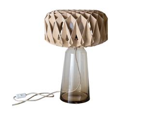 Pilke Signature 35 table lamp Amber-birch, Ø36.5x53 cm