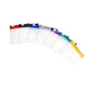 Pill Bags for Travel 35pcs Pill Pouch Bags Reusable Zippered Set Medicine Organizer 7 Colors Translucent Bags Trave