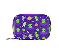 Pill Bags Pill case Travel for Purse Space Aliens and Astronauts on