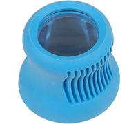 Pill Bottle Opener with Magnifier - Built-in 4X Magnifying Glass - TPR Rubber Grip - Suitable for Most Pill & Medicine Bottles - Patient Medication Aid