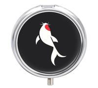 Pill Box 3 Compartment Fish Japan Style Portable Daily Pill Organizer Travel Medicine Case Vitamin Storage Container