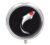 Pill Box 3 Compartment Fish Japan Style Portable Daily Pill Organizer Travel Medicine Case Vitamin Storage Container