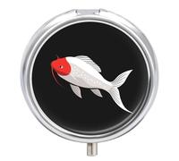 Pill Box 3 Compartment Fish Japan Style Portable Daily Pill Organizer Travel Medicine Case Vitamin Storage Container